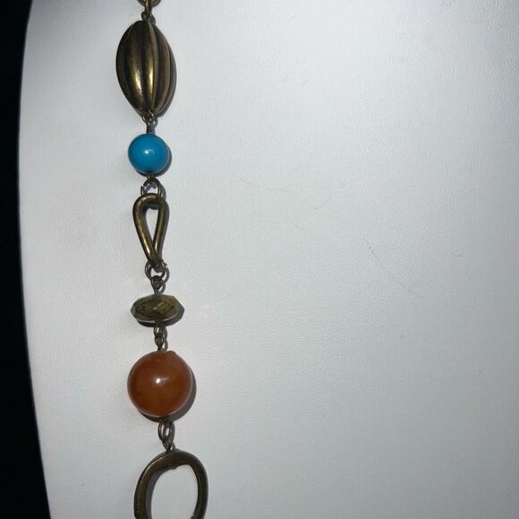 NY Beaded and Chain Necklace‎ - Picture 4 of 11